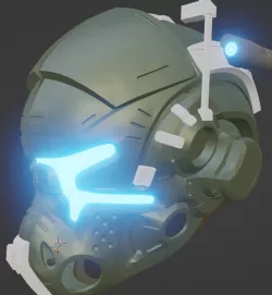 Titanfall MCOR Helmet - High Detail Game Accurate Jack Cooper Helmet V1