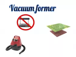 Vacuum former laser/print