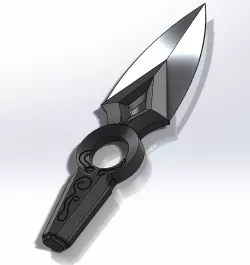 Valorant Jett knife dagger cosplay prop