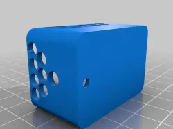 Wemos D1 mini with MH-Z19C Case with LED