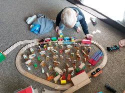 Wooden Railway Animal stands