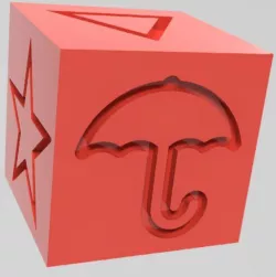 20mm Calibration cube - Squid game V2