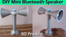 3D Printed Mini Bluetooth Speaker