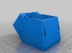 Angled 40mm fan mount