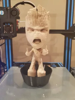 Angry Groot Planter Remix