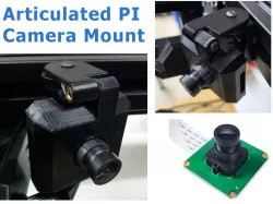 Articulated PI Camera Housing & Mount