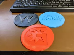 Bally, Williams & Gottlieb Pinball Logo Coasters