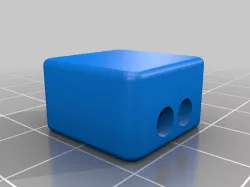 Basic cord lock with AA battery spring