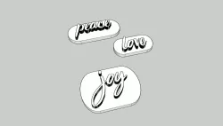 Basic Phrases Cookie/Craft Stamp