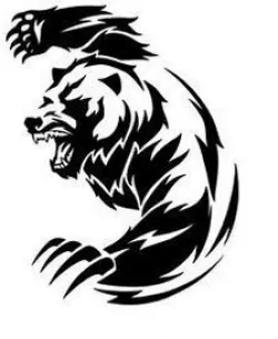 Bear wall art 1.0