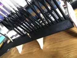 Bigger Brush holder for vallejo Paint rack 