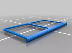 blank topper for Market cart 