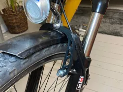 Brackets for full fender and bike light