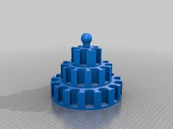 Circular rack for 17 ml paints