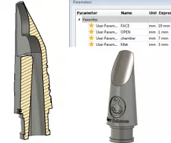 Clarinet halloween mouthpiece