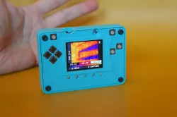 Compact Thermal Camera (PyBadge + MLX90640)