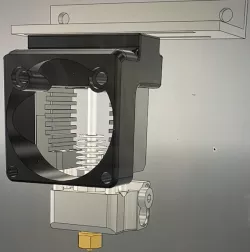 CR6-SE Slice Engineering Mosquito Hotend Mounting Adapter