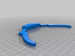 Cross-Guard Remix for the The Witcher Silver Sword by mrandyvalentine