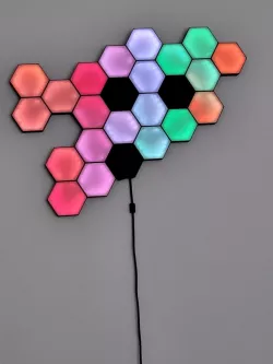 Customizable Hex Wall Lamp