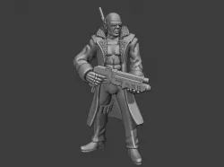 Cyberpunk solo miniature