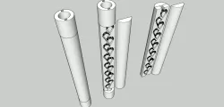 Cylindrical Tesla Valve