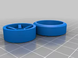 D12 Mini 5 Spoke Wheel & Drift Tire
