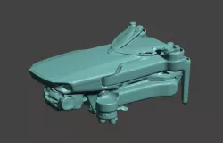 DJI Mini 2 folded reference 3D Model
