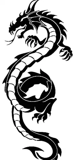 Dragon Stencil 7