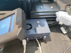 Ender 3 v2 Raspberry Pi Dual Rails Enclosure Remix - Fits Under LCD