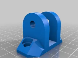 Ender 7 Wire Loom Support.