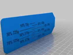 Filament spool ruler