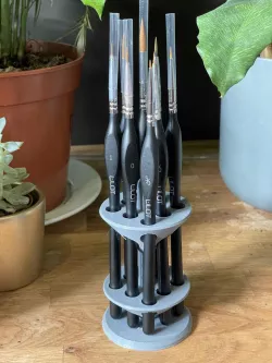Fine Detail Miniature Paint Brush Pen Pencil Holder