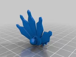Flexi Zygarde tail and frill v2