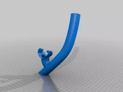 Flexible Snorkel Tube featuring a Spurge Valve