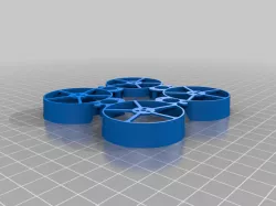 FPV replacement frame, compatible Petrel 75 Whoops