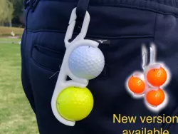 Golf Ball Holder belt loop clip 
