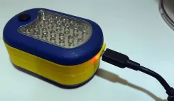 Harbor Freight 27 LED Worklight 18650 Lithium Ion Conversion
