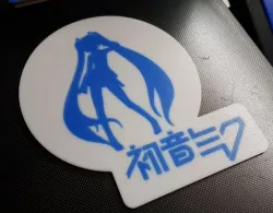 Hatsune Miku Coaster (2 colors)