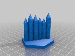 Heroscape Palisade Stakewall Defensive Terrain