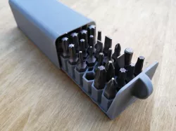 Hex Bit Storage Box for 1/4" Hex Bits