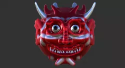 Kabuki Style Mask