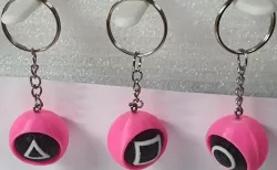 Keyrings - Squid game soldier's mask