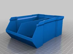 Large Split Stackable container