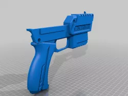 LewBuilt arcade light gun with sliding recoil