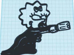 Maggie Simpson wall art 1.0
