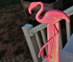 Mailbox Flag, Flamingo