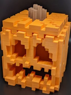 Minecraft Pumpkin two colors