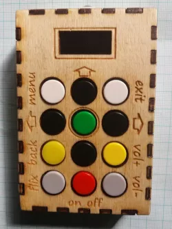 Minimalist smart TV remote controller