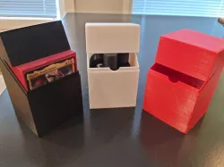 Minimalistic deckbox for 100 sleeved cards
