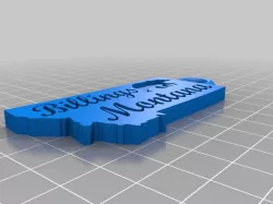 Montana Keychain